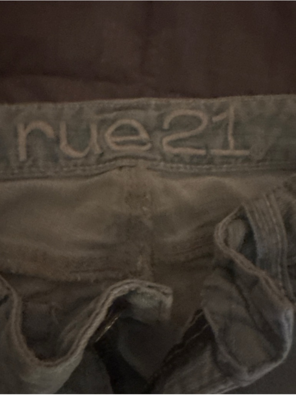 Rue21 Women's Gray Ankle Jeans - Washed Charcoal